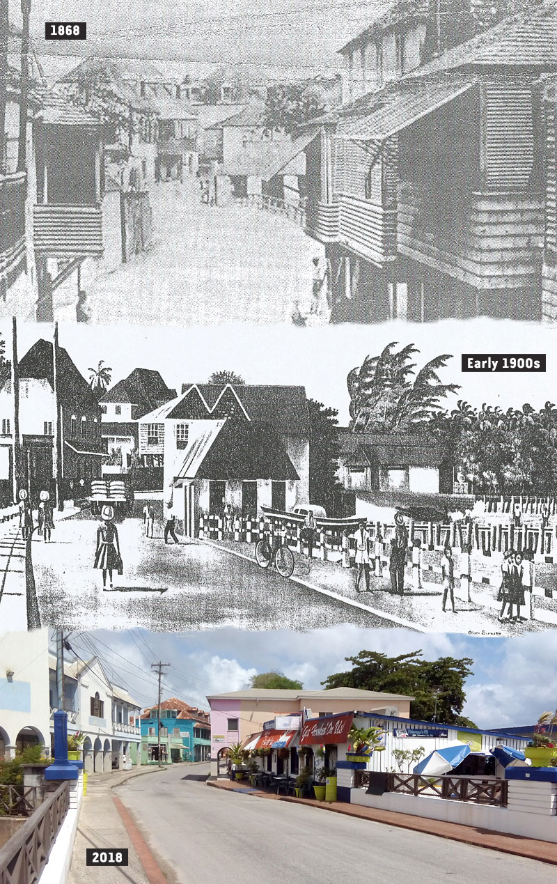 Queen Street, Speightstown, Barbados. Queen Street, Speightstown, Barbados.